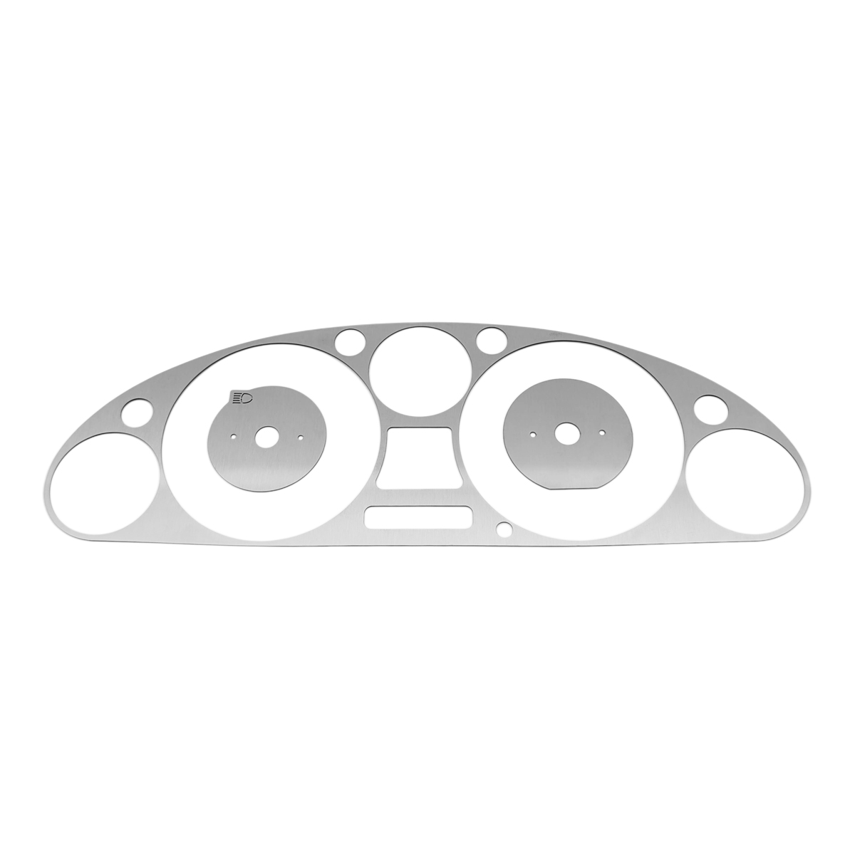 Instrument Cluster Bezel, Stainless Steel, NB